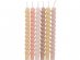 Twister pastel birthday cake candles 12pcs