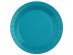 Large paper plates in turquoise color 10pcs