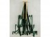 Velvet ribbon in bottle green color for gift packaging and decoration