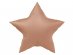 Vintage rose star shaped foil balloon 45cm