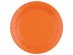Large paper plates in orange color 10pcs