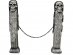 Welcome skulls pillars with chain 72cm