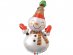 Smiling snowman super shape foil balloon 59cm x 109cm