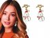 Snowman earrings