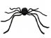 XL black hairy spider for Halloween theme party decoration 75cm x 125cm