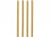 Gold cake candles 12pcs