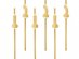 Gold willy's paper straws 8pcs