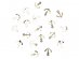 Gold anchors table confetti 10gr