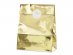 Gold gift bags with Merrry Christmas stickers 3pcs