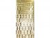 Square shaped foil curtain in gold color 100cm x 200cm