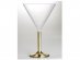 Gold high pedestal with martini cup