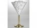 Gold high pedestal with martini cup for the candy bar