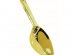 Gold plastic reusable scoop 16,7cm