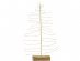 Light up gold wire Christmas tree 30cm