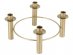 Gold metallic candle holder for 4 candles