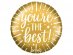 You're the best χρυσό foil μπαλόνι 45εκ
