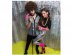 Neon UV pink color leg warmers