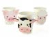 Farm animals paper cups front side 6pcs