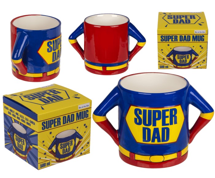 Super Dad πορσελάνινη κούπα για την ημέρα της γιορτής του Πατέρα