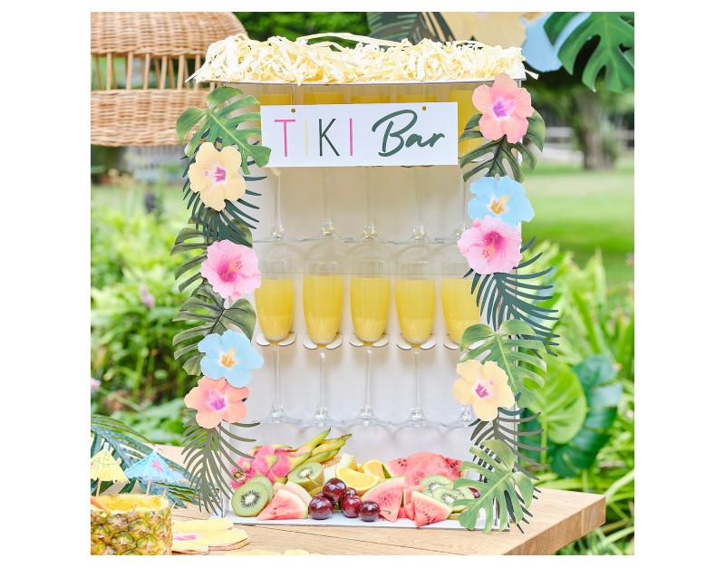 Tiki Bar σταντ για κολονάτα ποτήρια
