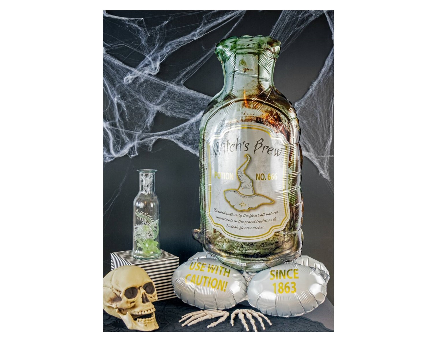Witch's Brew επιδαπέδιο foil μπαλόνι διακόσμηση για Halloween party